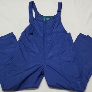 Vintage 1980s RA Sports Volup Black Insulated Snow Bib Ski Snow Overall Pants XL